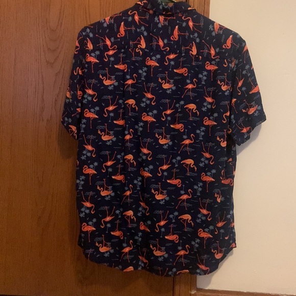 Denim & Flower button down shirt. Medium. - Picture 3 of 4